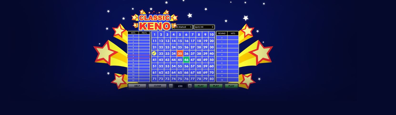 Enjoying Keno is possible in online casinos.